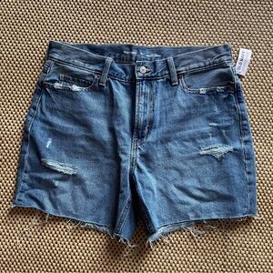 Old Navy Slouchy Jean Shorts Blue Women’s 10 100% Cotton